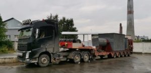 Стоимость доставки производственного оборудования - расчет цены трала