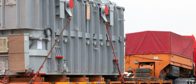 Стоимость доставки производственного оборудования - расчет цены трала