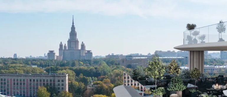Панорамный вид на МГУ и зимний сад в лобби: как выглядит жизнь в клубном доме KING & SONS